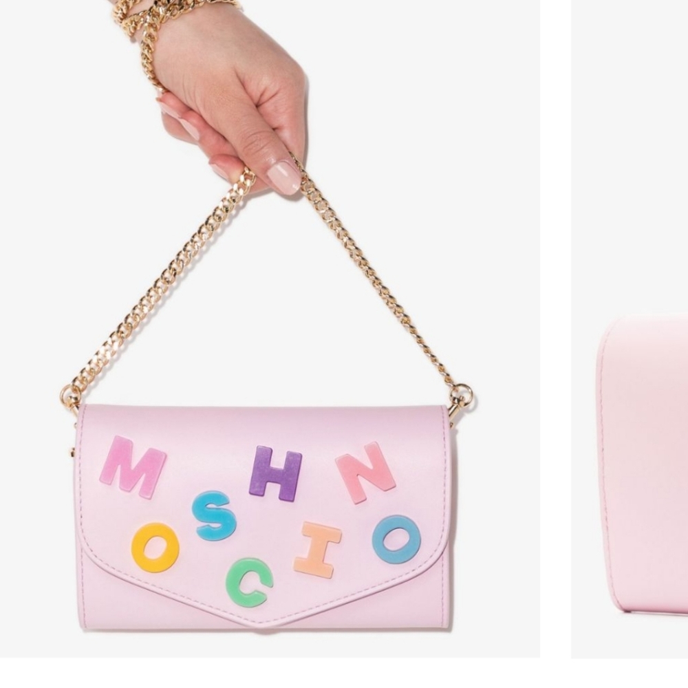 Moschino Leather Clutch Bag - Picture 2 of 3